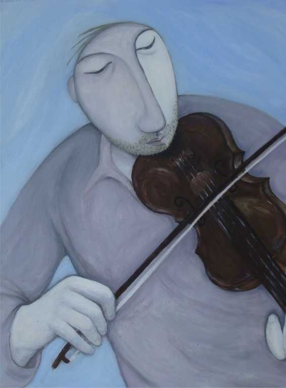 painting of fiddler